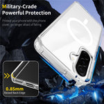 Magnetiskt skal för Samsung Galaxy A18 4G / A17 5G / A17 4G / A26 5G / A16 5G / A16 4G, 2,0 mm reptåligt TPU + PC-mobilskal