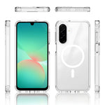 Magnetiskt skal för Samsung Galaxy A18 4G / A17 5G / A17 4G / A26 5G / A16 5G / A16 4G, 2,0 mm reptåligt TPU + PC-mobilskal