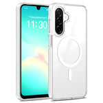 Magnetiskt skal för Samsung Galaxy A18 4G / A17 5G / A17 4G / A26 5G / A16 5G / A16 4G, TPU-ram i akryl, baksida, mobilskal med pekskärm
