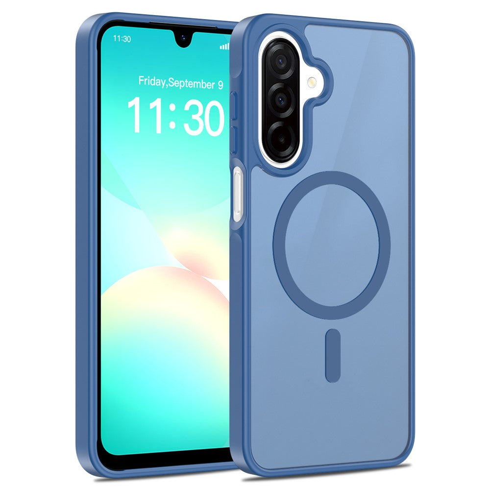 Magnetiskt skal för Samsung Galaxy A18 4G / A17 5G / A17 4G / A26 5G / A16 5G / A16 4G, TPU-ram i akryl, baksida, mobilskal med pekskärm