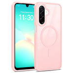 Magnetiskt skal för Samsung Galaxy A18 4G / A17 5G / A17 4G / A26 5G / A16 5G / A16 4G, TPU-ram i akryl, baksida, mobilskal med pekskärm