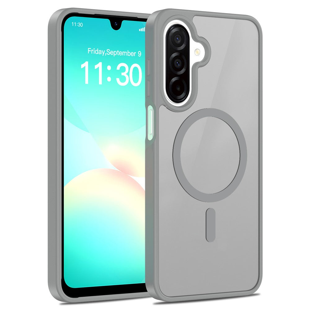 Magnetiskt skal för Samsung Galaxy A18 4G / A17 5G / A17 4G / A26 5G / A16 5G / A16 4G, TPU-ram i akryl, baksida, mobilskal med pekskärm