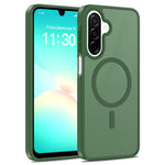 Magnetiskt skal för Samsung Galaxy A18 4G / A17 5G / A17 4G / A26 5G / A16 5G / A16 4G, TPU-ram i akryl, baksida, mobilskal med pekskärm