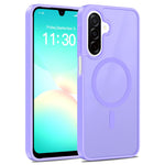 Magnetiskt skal för Samsung Galaxy A18 4G / A17 5G / A17 4G / A26 5G / A16 5G / A16 4G, TPU-ram i akryl, baksida, mobilskal med pekskärm
