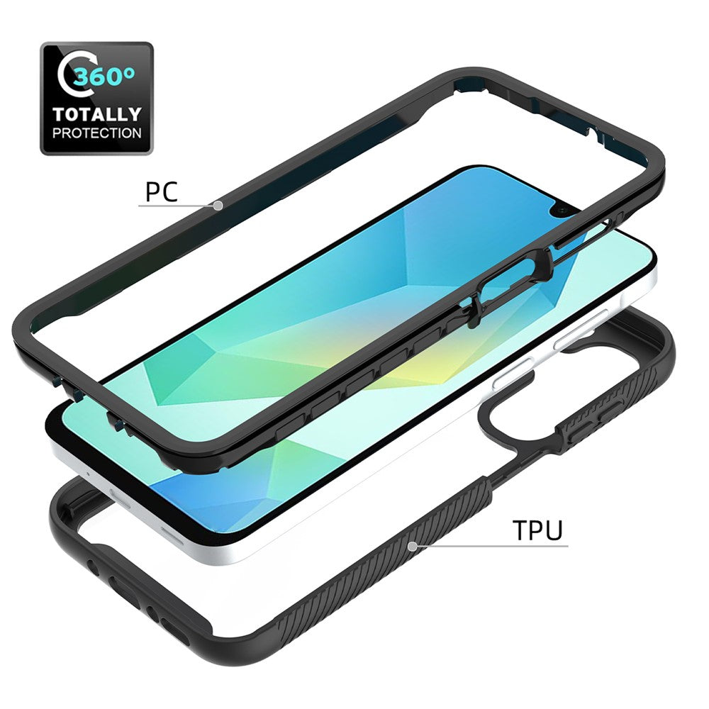 mobilskal för Samsung Galaxy A18 4G / A17 5G / A17 4G / A26 5G / A16 5G / A16 4G, Fallskyddande 2-i-1 PC + TPU Bakstycke