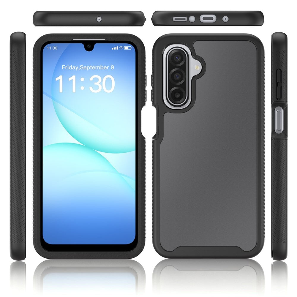 mobilskal för Samsung Galaxy A18 4G / A17 5G / A17 4G / A26 5G / A16 5G / A16 4G, Genomskinligt Matt Anti-Fingeravtryck PC + TPU 2-i-1 Skyddsskal