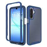 mobilskal för Samsung Galaxy A18 4G / A17 5G / A17 4G / A26 5G / A16 5G / A16 4G, Genomskinligt Matt Anti-Fingeravtryck PC + TPU 2-i-1 Skyddsskal