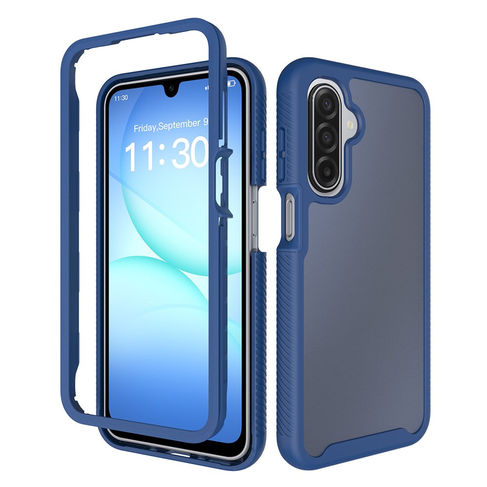 mobilskal för Samsung Galaxy A18 4G / A17 5G / A17 4G / A26 5G / A16 5G / A16 4G, Genomskinligt Matt Anti-Fingeravtryck PC + TPU 2-i-1 Skyddsskal