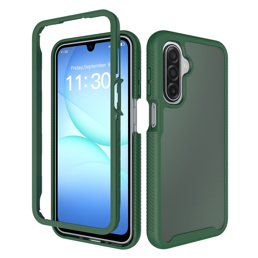 mobilskal för Samsung Galaxy A18 4G / A17 5G / A17 4G / A26 5G / A16 5G / A16 4G, Genomskinligt Matt Anti-Fingeravtryck PC + TPU 2-i-1 Skyddsskal