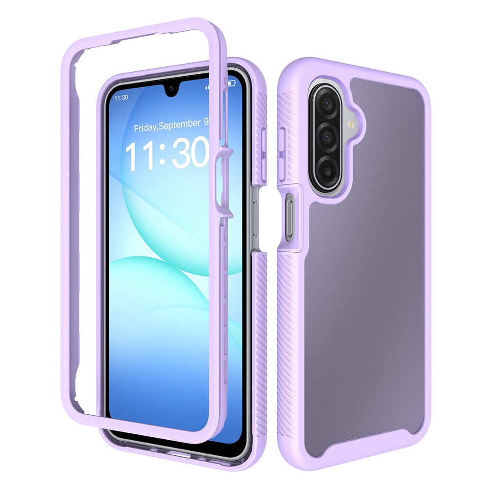 mobilskal för Samsung Galaxy A18 4G / A17 5G / A17 4G / A26 5G / A16 5G / A16 4G, Genomskinligt Matt Anti-Fingeravtryck PC + TPU 2-i-1 Skyddsskal