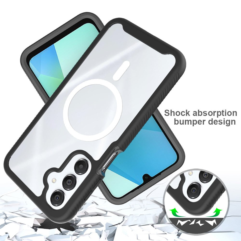 Magnetiskt skal för Samsung Galaxy A18 4G / A17 5G / A17 4G / A26 5G / A16 5G / A16 4G, stötsäkert PC + TPU 2-i-1-mobilskal