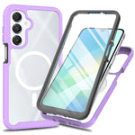 Magnetiskt skal för Samsung Galaxy A18 4G / A17 5G / A17 4G / A26 5G / A16 5G / A16 4G, PC + TPU skyddande mobilskal med PET-skärmfilm