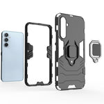 For Samsung Galaxy A54 5G Ring Kickstand Phone Cover Hard PC + Soft TPU Shockproof Smartphone Case