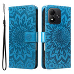 Xiaomi Redmi Note 17 4G (Global) / Xiaomi Redmi Note 17 (Indien/Kina) 5G / Xiaomi Redmi Note 17 5G (Global) læderpungeetui med solsikketryk og mobilcover