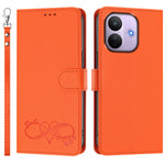 For Xiaomi Redmi Note 17 Pro 5G Case PU Leather Heart Pattern Wallet Flip Phone Cover with Hand Strap