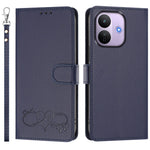 For Xiaomi Redmi Note 17 Pro 5G Case PU Leather Heart Pattern Wallet Flip Phone Cover with Hand Strap