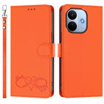 Xiaomi Redmi Note 17 Pro Max 5G / Xiaomi Redmi Note 17 Pro+ 5G-skal PU-läder, hjärtmönster, plånbok, fällbart mobilskal med handrem