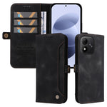 YIKATU til Xiaomi Redmi Note 17 4G (Global) / Xiaomi Redmi Note 17 (Indien/Kina) 5G / Xiaomi Redmi Note 17 5G (Global), YK-002-tegnebogsetui i PU-læder med mobiltelefonrum