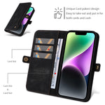 YIKATU för Xiaomi Redmi Note 17 Pro+ 5G / Xiaomi Redmi Note 17 Pro Max 5G YK-002 Plånboksfodral i PU-läder med mobilfack och yttre korthållare