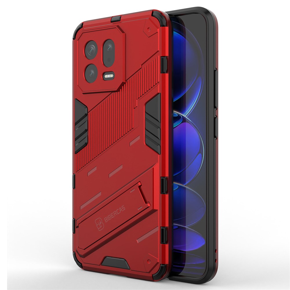 Kickstand Phone Cover for Xiaomi 13 5G, Anti-drop Hard PC Soft TPU Hybrid Case