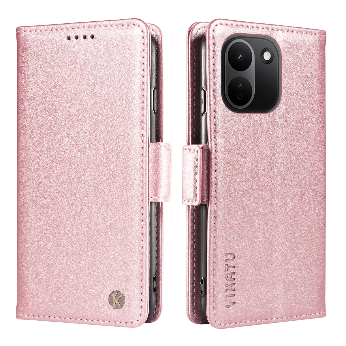 YIKATU YK-003 læderetui til Xiaomi Redmi Note 17 Pro+ 5G / Xiaomi Redmi Note 17 Pro Max 5G, pung-etui