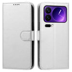 Läderfodral för Xiaomi 18 Pro Max, plånboksfodral, enfärgat, fallskyddande mobilfodral