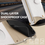 For Samsung Galaxy S25 FE Leather Case Fishtail Design Folding Stand Wallet Phone Cover with Mirror Long Strap Short Strap