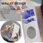 Läderfodral för Samsung Galaxy S26+ med fiskstjärtsdesign, vikbart stativ, plånboksfodral med spegel, långt armband, kort armband