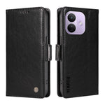 YIKATU för Xiaomi Redmi Note 17 Pro 5G-skal YK-007 Litchitexturerat PU-läderplånboksfodral