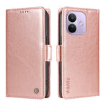 YIKATU för Xiaomi Redmi Note 17 Pro 5G-skal YK-007 Litchitexturerat PU-läderplånboksfodral