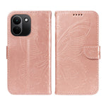Xiaomi Redmi Note 17 Pro+ 5G / Xiaomi Redmi Note 17 Pro Max 5G-skal med fjärilsmönster, PU-läder, vikbart skydd, mobilskal