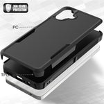 Mobilcover til Samsung Galaxy A08 4G / A07s 4G / A07 5G / A07 4G 2-i-1 PC + TPU-stødsikkert cover