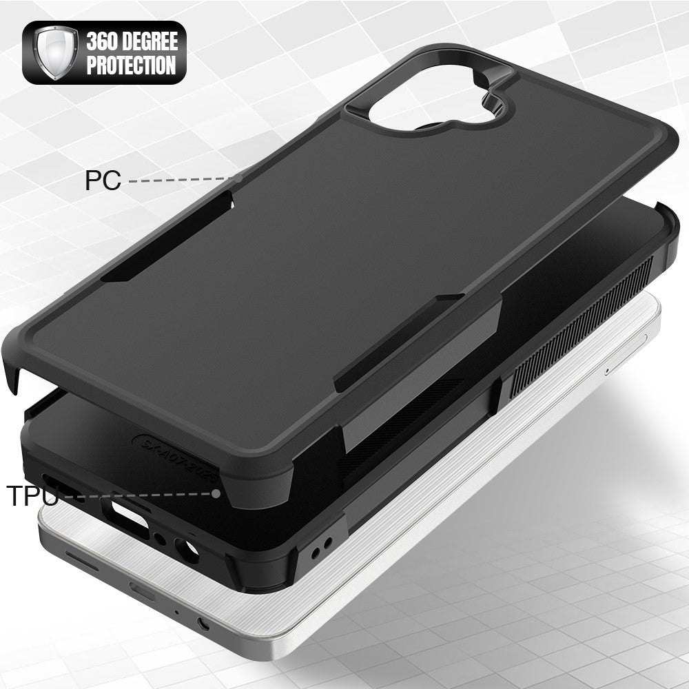 Mobilcover til Samsung Galaxy A08 4G / A07s 4G / A07 5G / A07 4G 2-i-1 PC + TPU-stødsikkert cover