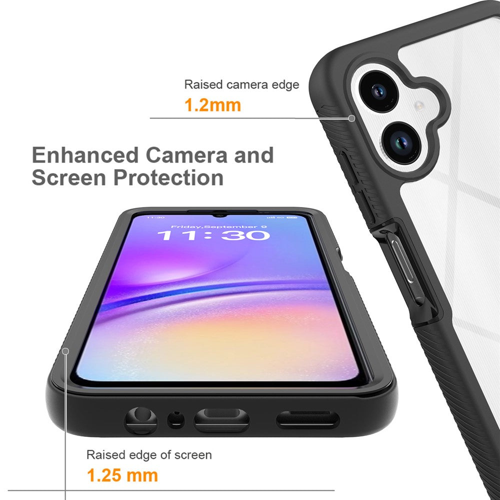 mobilskal för Samsung Galaxy A08 4G / A07 4G / A07 5G / A07s 4G / A06 4G / A06 5G, Fallskyddande 2-i-1 PC + TPU Bakstycke