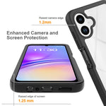 mobilskal för Samsung Galaxy A08 4G / A07 4G / A07 5G / A07s 4G / A06 4G / A06 5G, Fallskyddande 2-i-1 PC + TPU Bakstycke