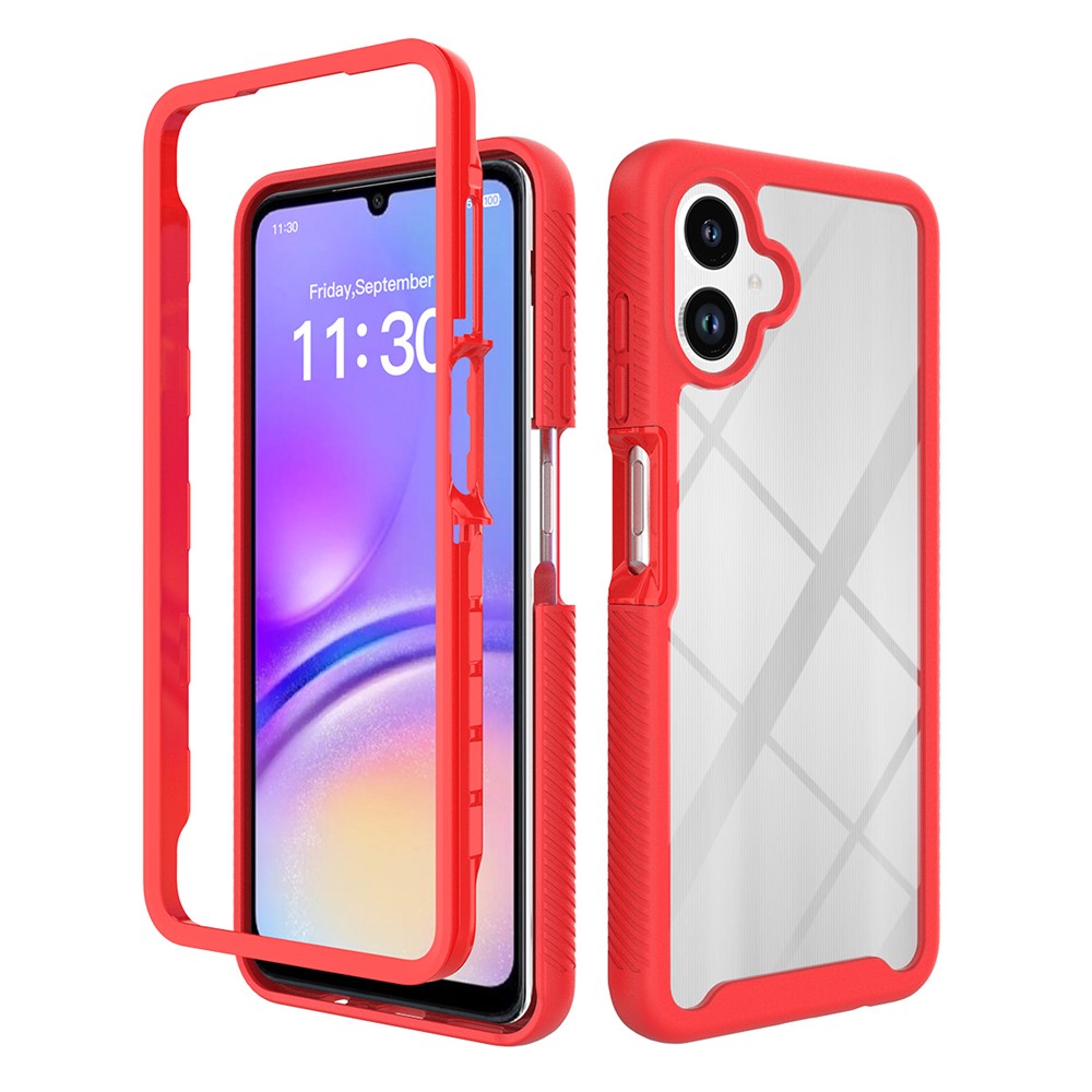 mobilskal för Samsung Galaxy A08 4G / A07 4G / A07 5G / A07s 4G / A06 4G / A06 5G, Fallskyddande 2-i-1 PC + TPU Bakstycke