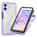 Gennemsigtigt cover til Samsung Galaxy A08 4G / A07 4G / A07 5G / A07s 4G / A06 4G / A06 5G, mobilcover i PC + TPU med PET-skærmfilm