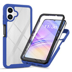 Genomskinligt skal för Samsung Galaxy A08 4G / A07 4G / A07 5G / A07s 4G / A06 4G / A06 5G, PC + TPU-mobilskal med PET-skärmfilm