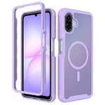 Magnetiskt mobilskal för Samsung Galaxy A08 4G / A07s 4G / A07 5G / A07 4G / A06 5G / A06 4G Avtagbart 2-i-1 genomskinligt matt PC TPU bakstycke