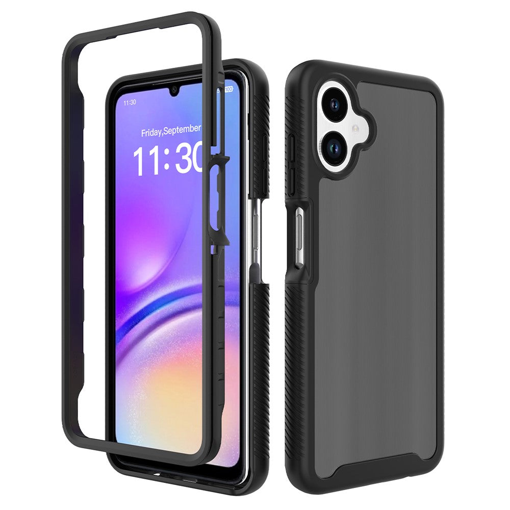 mobilskal för Samsung Galaxy A08 4G / A07s 4G / A07 5G / A07 4G / A06 5G / A06 4G Genomskinligt matt anti-fingeravtryck PC + TPU 2-i-1-skyddsskal