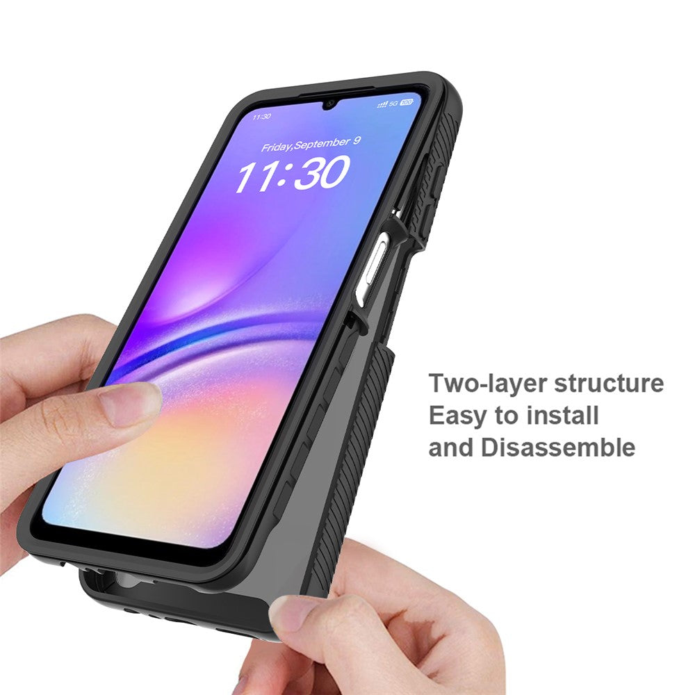 mobilskal för Samsung Galaxy A08 4G / A07s 4G / A07 5G / A07 4G / A06 5G / A06 4G Genomskinligt matt anti-fingeravtryck PC + TPU 2-i-1-skyddsskal