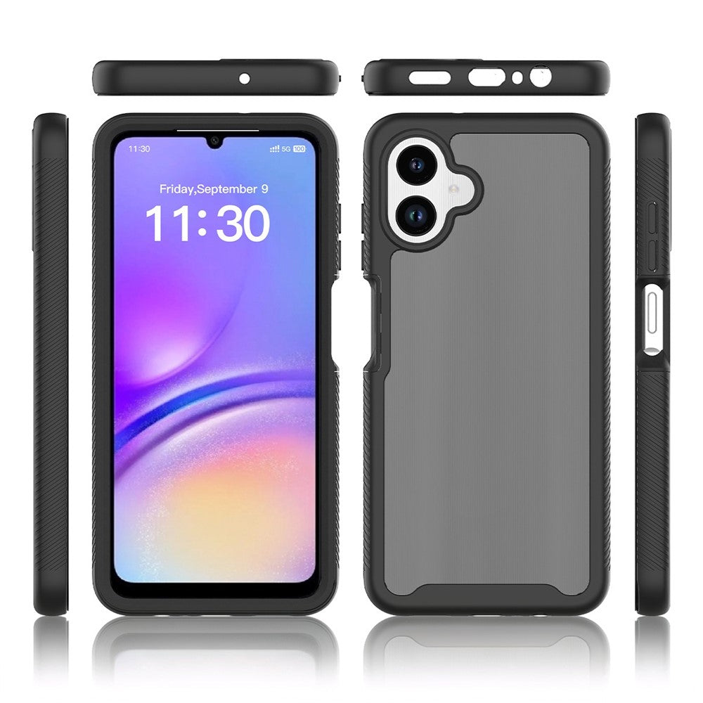 mobilskal för Samsung Galaxy A08 4G / A07s 4G / A07 5G / A07 4G / A06 5G / A06 4G Genomskinligt matt anti-fingeravtryck PC + TPU 2-i-1-skyddsskal