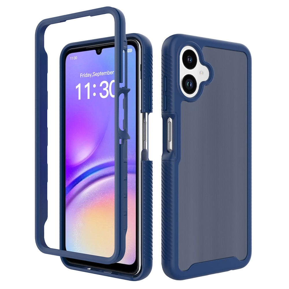 mobilskal för Samsung Galaxy A08 4G / A07s 4G / A07 5G / A07 4G / A06 5G / A06 4G Genomskinligt matt anti-fingeravtryck PC + TPU 2-i-1-skyddsskal