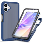 Mobilcover til Samsung Galaxy A08 4G / A07s 4G / A07 5G / A07 4G / A06 5G / A06 4G, gennemsigtig mat PC + TPU-bagside med PET-skærmfilm