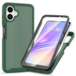 Mobilcover til Samsung Galaxy A08 4G / A07s 4G / A07 5G / A07 4G / A06 5G / A06 4G, gennemsigtig mat PC + TPU-bagside med PET-skærmfilm