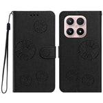 For Xiaomi 17 Daisy Pattern PU Leather Wallet Phone Cover with Wrist Strap