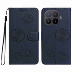 For Xiaomi 17T Daisy Pattern PU Leather Wallet Phone Cover with Wrist Strap