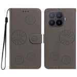 For Xiaomi 17T Daisy Pattern PU Leather Wallet Phone Cover with Wrist Strap
