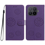 For Xiaomi 17T Daisy Pattern PU Leather Wallet Phone Cover with Wrist Strap