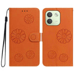 Xiaomi Redmi Note 17 Pro+ 5G / Xiaomi Redmi Note 17 Pro Max 5G Plånboksfodral i PU-läder med daisymönster och handledsrem